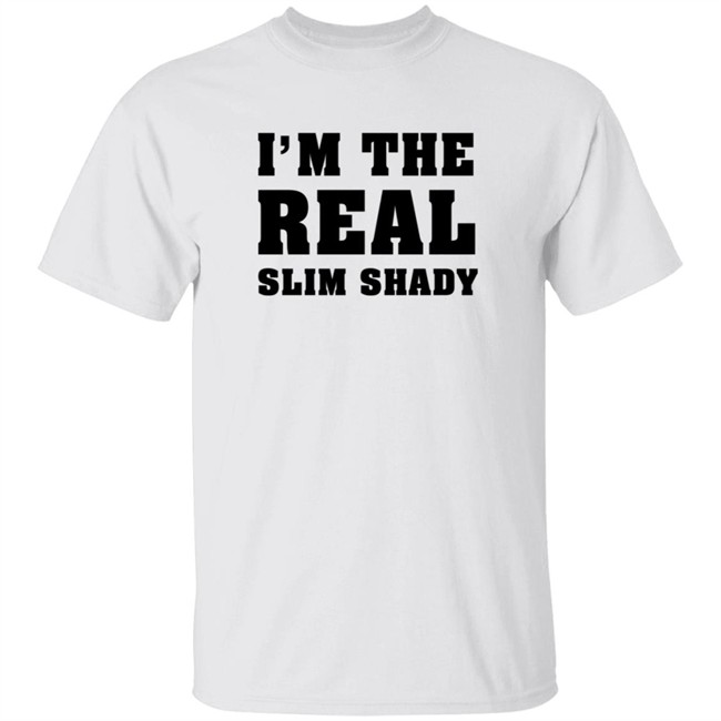 Eminem Merch I'm The Real Slim Shady T Shirt