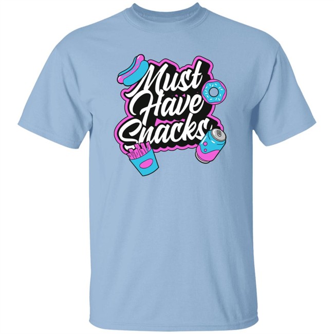 Jstu Merch Must Have Snacks Food T Shirt