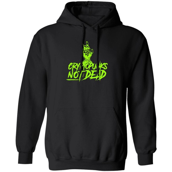 Nft Merch Ayzd Cryptopunks Not Dead Hoodie