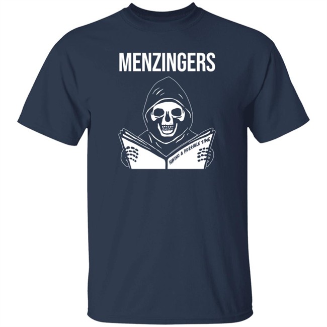 The Menzingers Merch Good Things Reaper Having A Horrible Time Shirt The Menzingers Merch Good Things Reaper Having A Horrible Time Shirt
