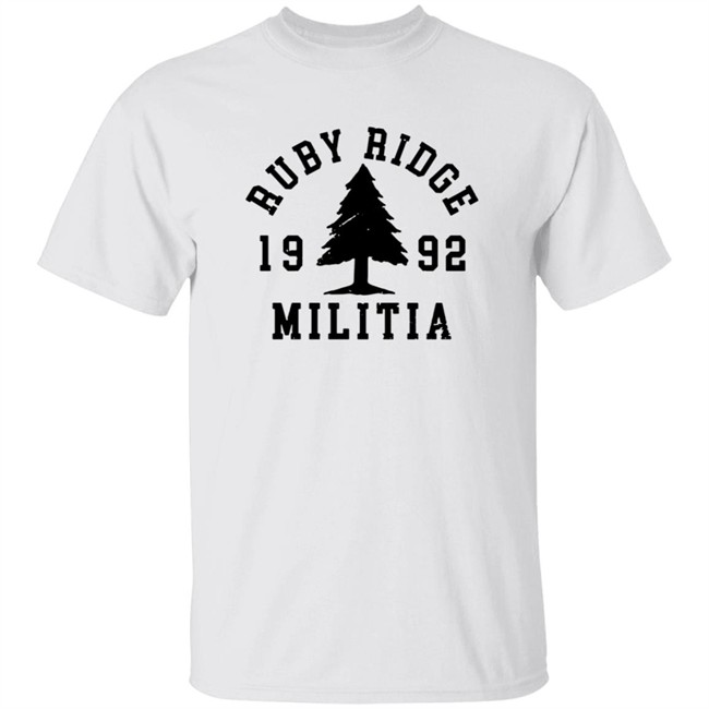 Kruschiki Supply Company Store Merch Ruby Ridge Militia Shirt