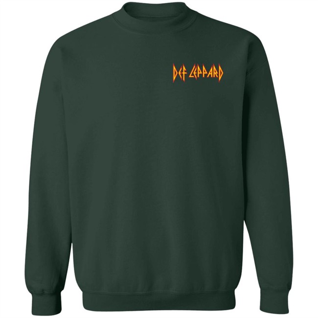 Def Leppard Shop Store Merch Army Heather Crewneck Sweatshirt
