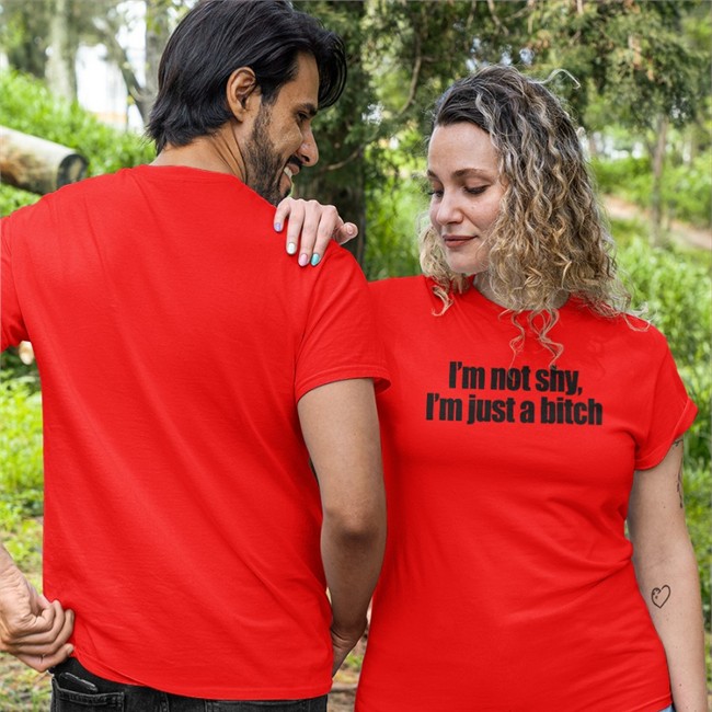I'm Not Shy I'm Just A Bitch Tee Giridivine Giridivine I'm Not Shy I'm Just A Bitch T Shirt