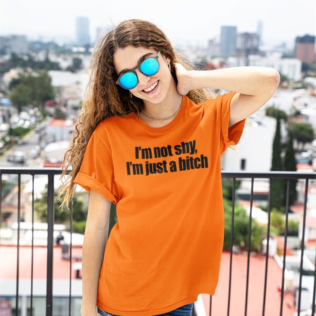I'm Not Shy I'm Just A Bitch Tee Giridivine I'm Not Shy I'm Just A Bitch Hat