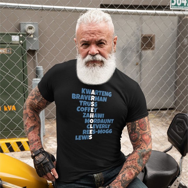 Arseholes Kwarteng Braverman Truss Coffey Zahawi Mordaunt Cleverly Ress-Mogg Lewis Tee Shirt