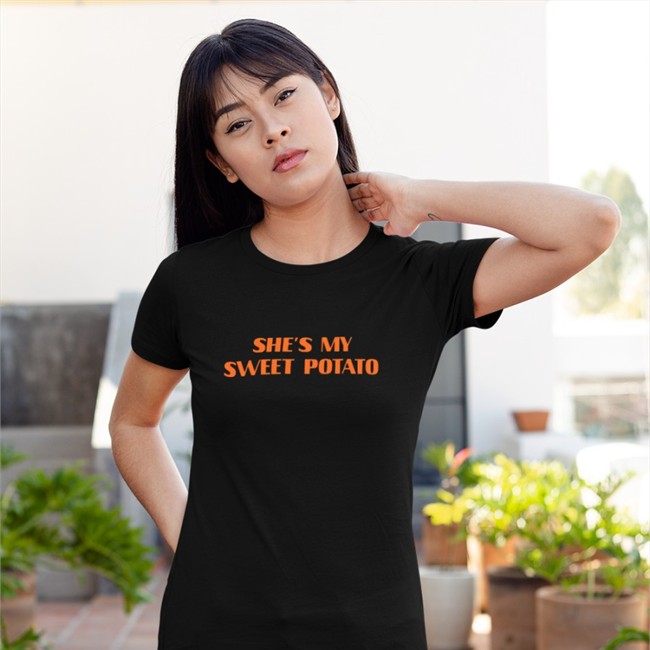 Shirts That Go Hard She's My Sweet Potato Sweatshirt Black Shirtsthtgohard Shirts That Go Hard She's My Sweet Potato Shirt 2022 Black Shirtsthtgohard
