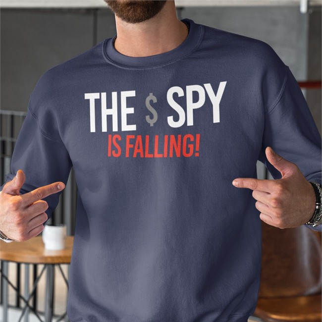 The $ Spy Is Falling Shirt The $ Spy Is Falling T Shirt Black