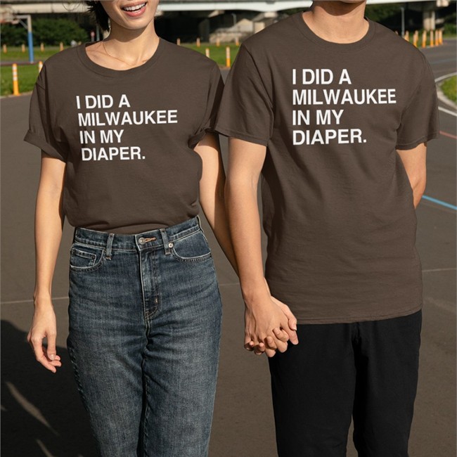 Obvious Shirts Merch I Did A Milwaukee In My Diaper Hooded Sweatshirt