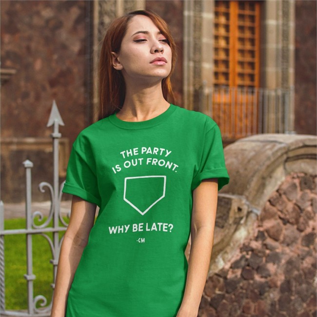 Hog Island Press Merch The Party Is Out Front Why Be Late Cap Charlie Manuel