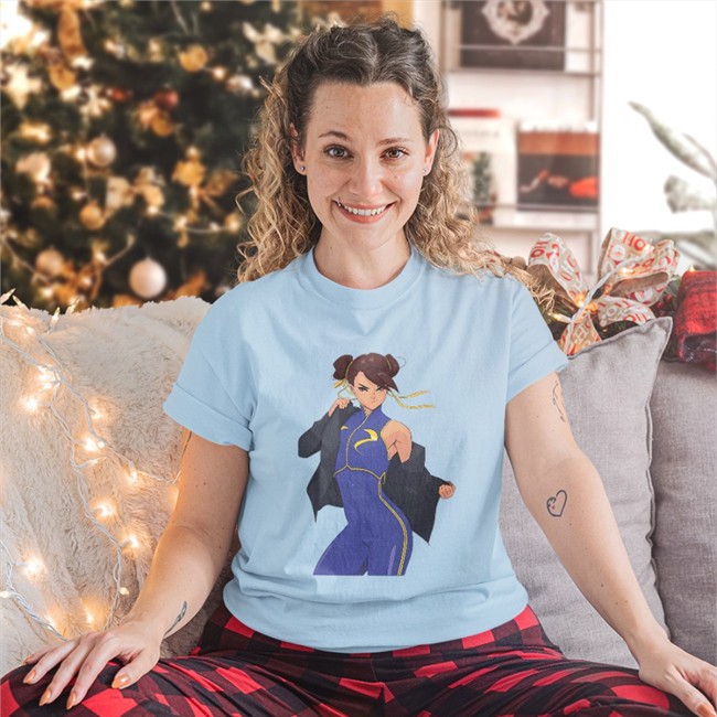 Chun Li Shirt White Top5Gamingx SypherPK T5G Chun Li Shirt