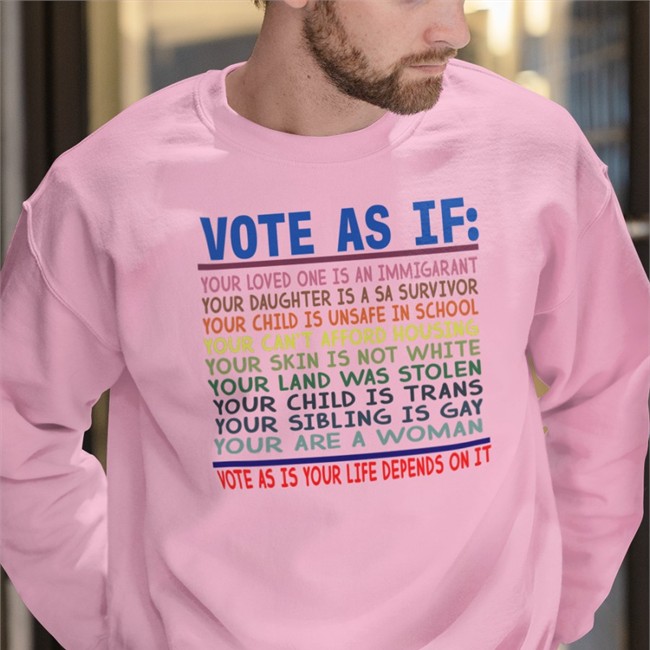 Vote As If Tee RB Rbisrb Vote As If T-Shirt