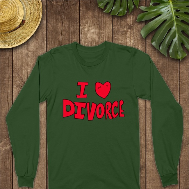 I Love Divorce Shirt Arcaderot TheLittleSpoonz I Love Divorce Shirt White