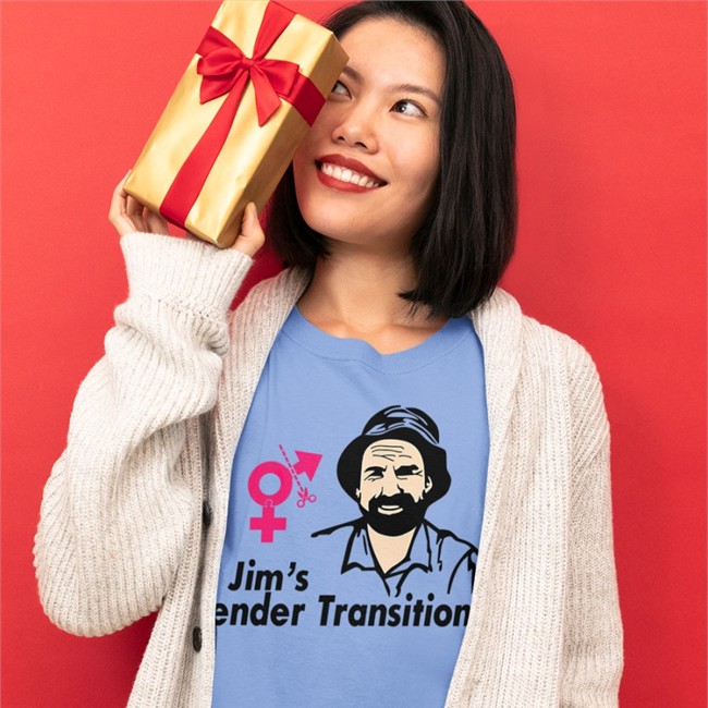 Jim's Gender Transitions Cap Hat White Tkotheworm Jim's Gender Transitions T Shirt White Tkotheworm