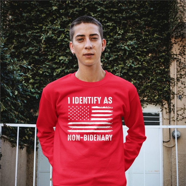 I Identify As Non-Bidenary Hoodie