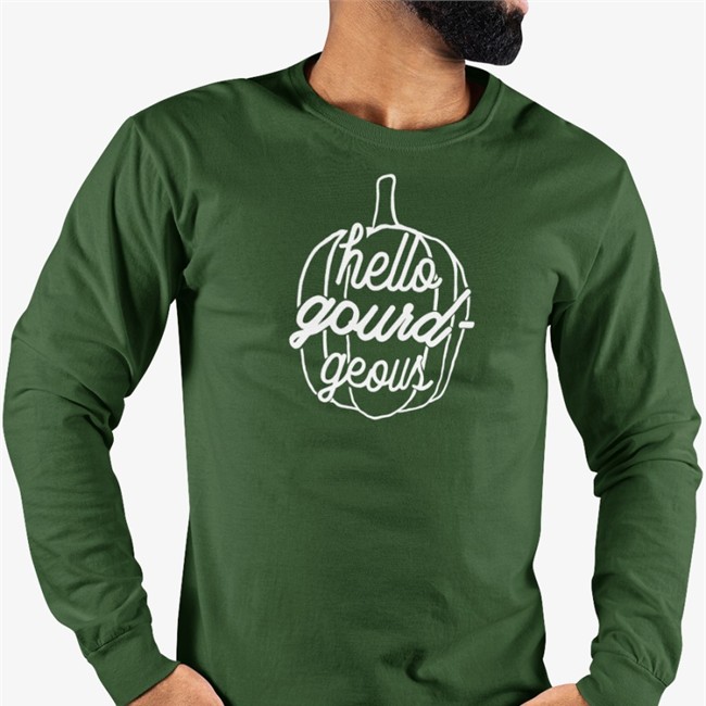 Hello Gourd Geous T Shirt Red