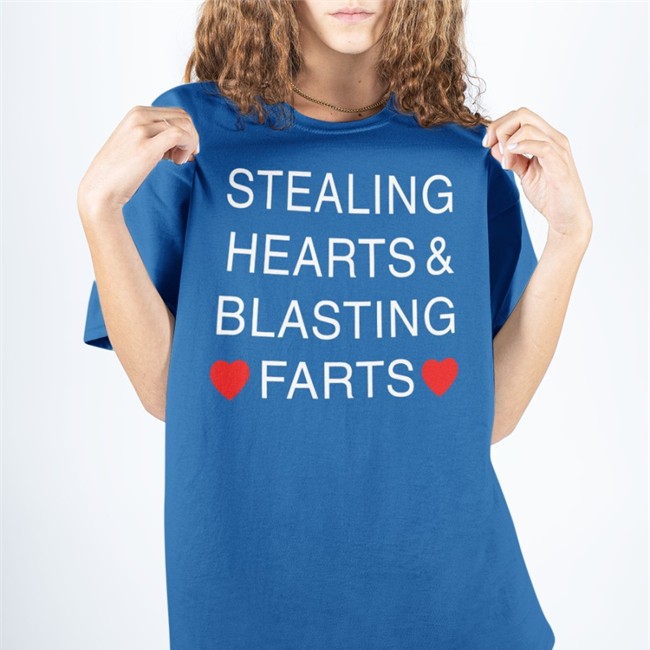 Stealing Hearts & Blasting Farts Long Sleeve T Shirt Shirts That Go Hard Merch Shirtsthtgohard Shirts That Go Hard Merch Stealing Hearts & Blasting Farts Tee Shirtsthtgohard