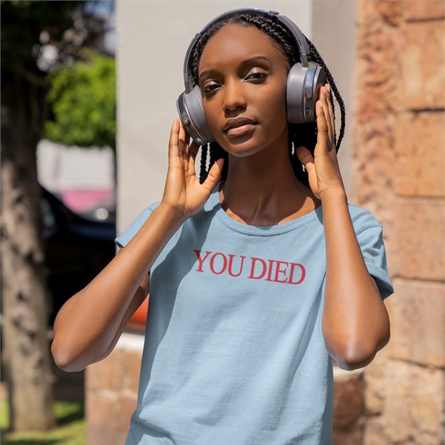 Mark Zimmerman You Died Sweatshirts Dark Heather Mark Zimmerman You Died Tee Shirt Dark Heather