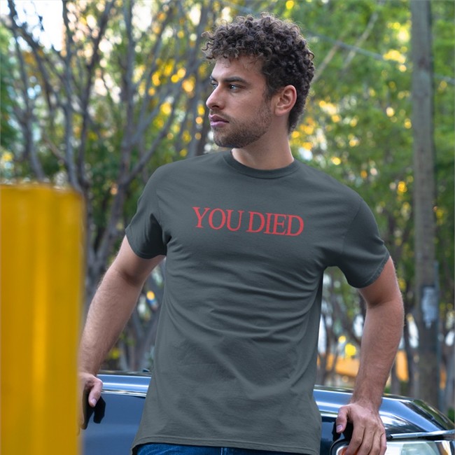 Mark Zimmerman You Died Sweatshirts Dark Heather Mark Zimmerman You Died Sweatshirts Dark Heather