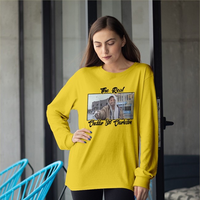The Real Cheddar Bob Charleston T Shirt White