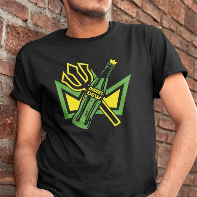 Awesamdude Duders Dew Tee Shirt Awesamdude Merch Awesamdude Duders Dew Long Sleeve Shirt Black