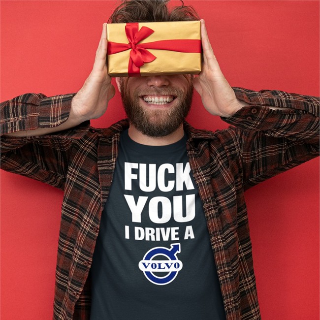 Fuck You I Drive A Volvo Baseball Sleeve Tee