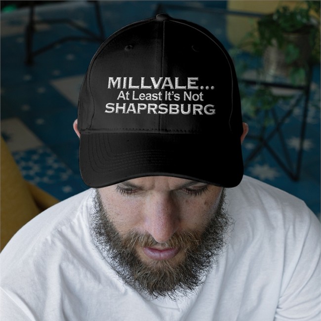 Millvale At Least It’S Not Shaprsburg Tee Millvale At Least It’S Not Shaprsburg Hooded Sweatshirt Colin Dunlap