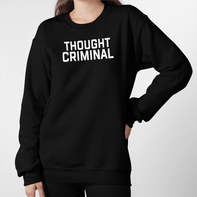 Trudeaumustgo Thought Criminal Baseball Sleeve Tee Prairieumami Black