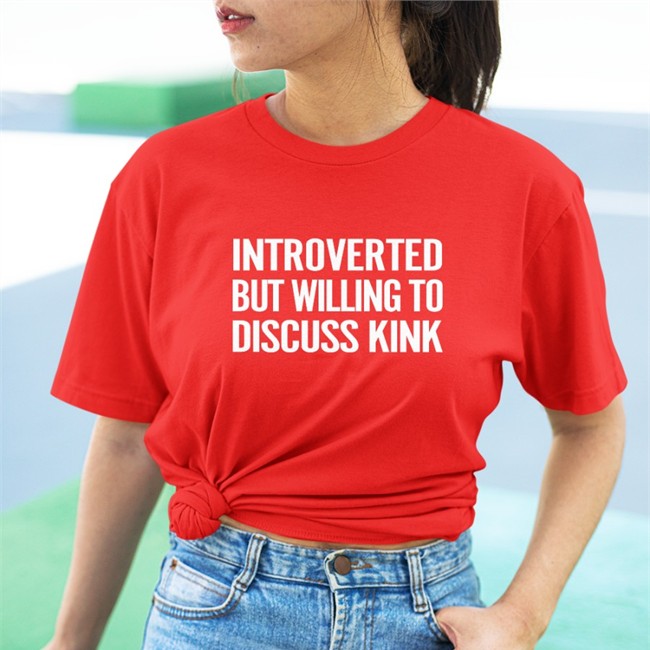 Maddie The Baddie Introverted But Willing To Discuss Kink Hoodies Maddie The Baddie Introverted But Willing To Discuss Kink Crewneck Sweatshirt
