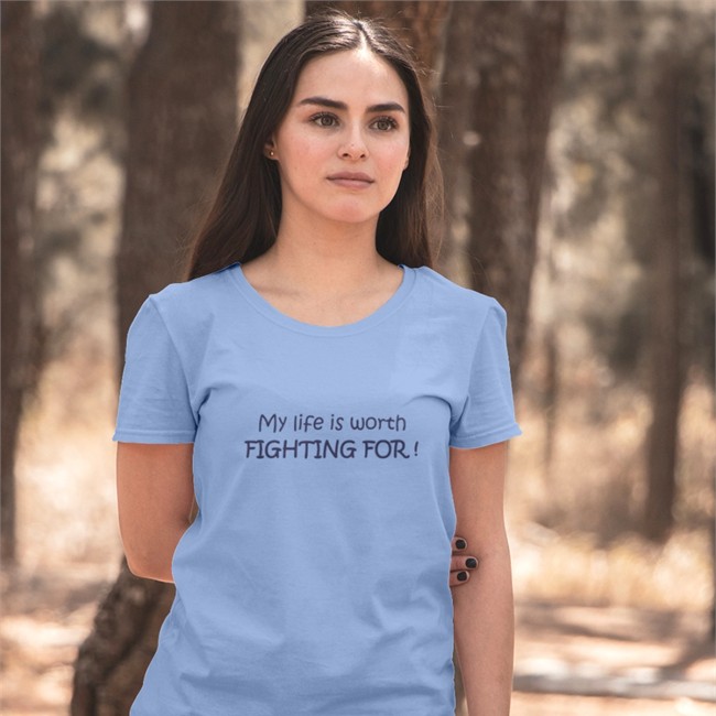 Team Neyland My Life Is Worth Fighting For Limited Edition Tee Yellow TheRealDill1983