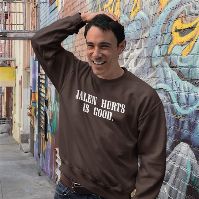 Barstool Sports Store Jalen Hurts Is Good Sweatshirt Barstool Philly Feitelberg Barstool Philly Feitelberg Jalen Hurts Is Good Shirt Barstool Sports Store