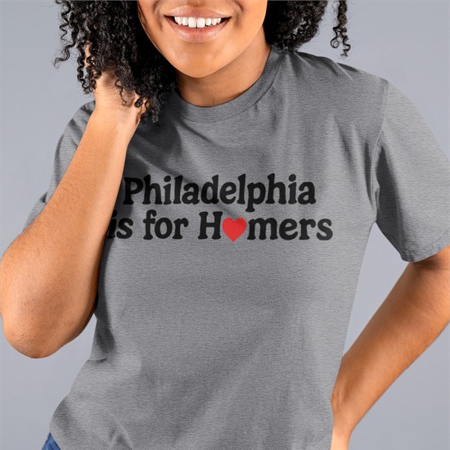 Charlie Manuel Hog Island Press Merch Philadelphia Is For Homers T Shirt Philadelphia Is For Homers Tee Shirt Charlie Manuel