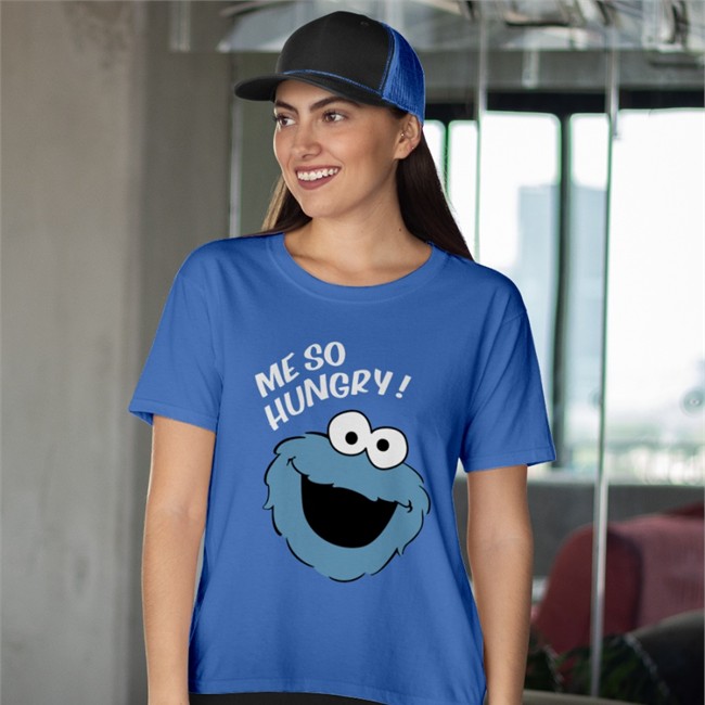Me So Hungry Meme Cookie Monster Hoodie Black Hollow Point