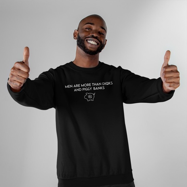 Roma Army Merch Black Men Are More Than Diqks And Piggy Banks T Shirt
