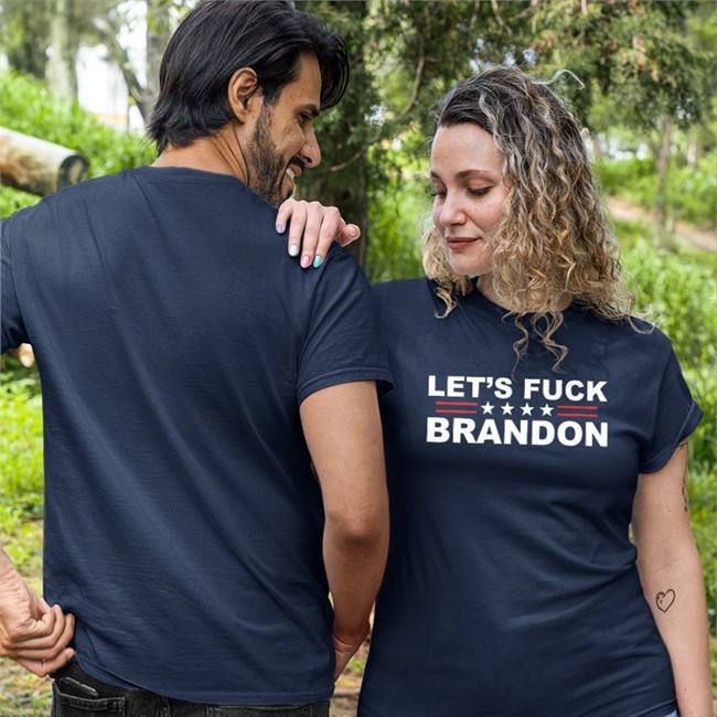 Thegoodliars The Good Liars Store Let's Fuck Brandon T Shirt