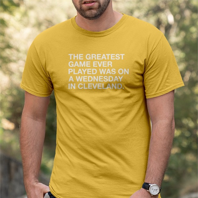 Obvious Shirts Shop The Greatest Game Ever Played Was On A Wednesday In Cleveland Shirt 2022 South Bend Cubs