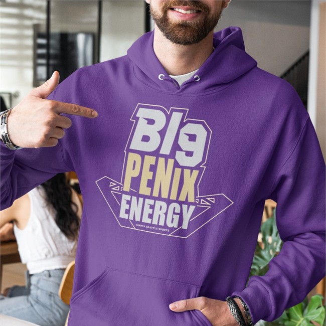 Big Penix Energy T Shirt Simply Seattle Merch