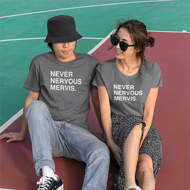 Obvious Shirts Shop Never Nervous Mervis Long Sleeve Mash Mervis