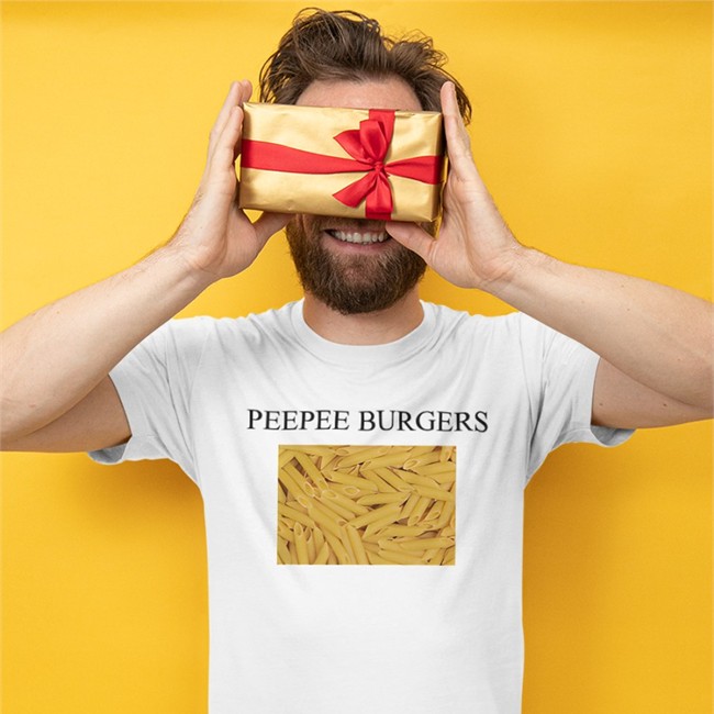 Peepee Burgers Shirt White