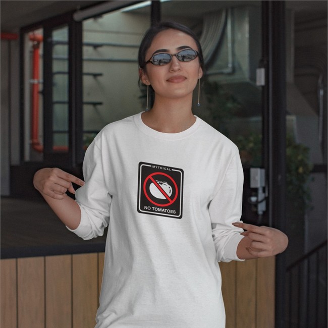 No Tomatoes Tee Mythical Merch