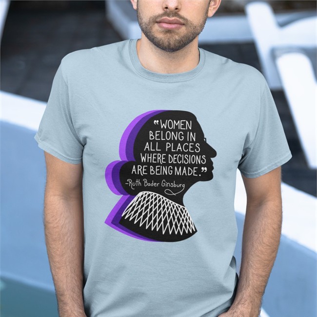 Women Belong In All Places Where Decisions Are Being Made T-Shirt Emywinst Emily Winston Women Belong In All Places Where Decisions Are Being Made Sweatshirt