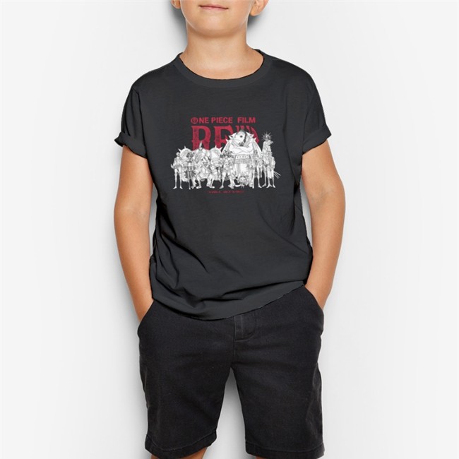 One Piece Film Red Hoodie Shirt Overall StrawhatOverall One Piece Film Red Tee Overall StrawhatOverall