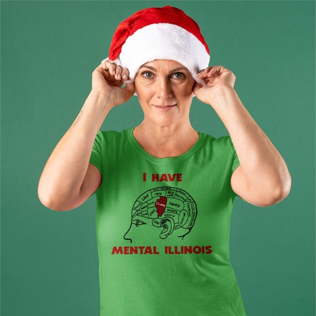 Thegoodshirts Merch I Have Mental Illinois Hooded Sweatshirt Shirtsthtgohard