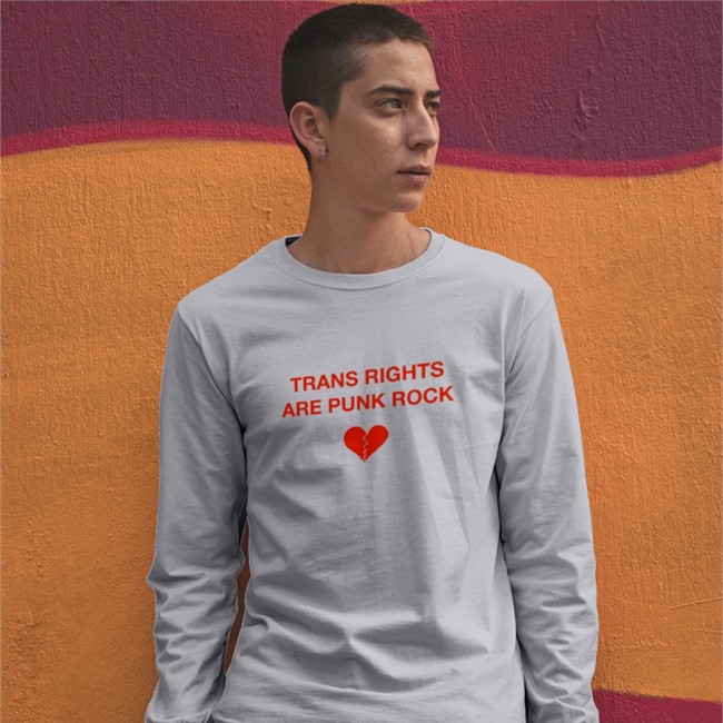 Trans Rights Are Punk Rock Shirts Tate Logan