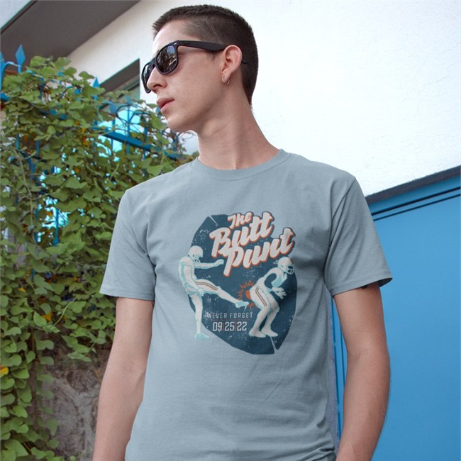 The Butt Punt Never Forget Tee Shirt Lebatardaf