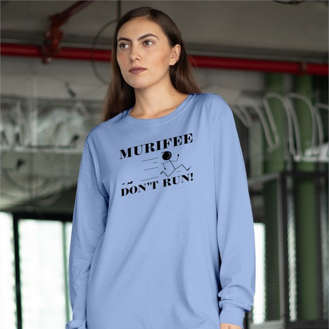 Murifee Don't Run Shirt White