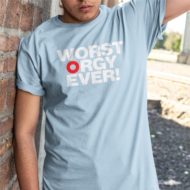 Worst Orgy Ever Hat Blue Worst Orgy Ever T Shirt Wombat_Matt