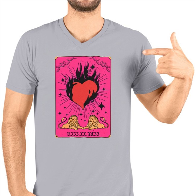 Burning Heart Tee Shirt