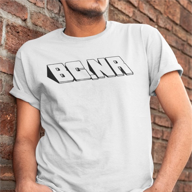 Black Country New Road Logo White Crewneck Sweatshirt