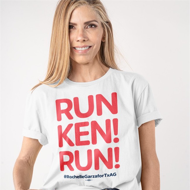 Rochellemgarza Run Ken Run T Shirt Rochelle Garza For Texas Attorney General Merch
