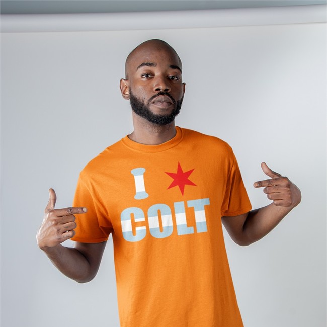 Aew Shop Pro Wrestling Tees Store Colt Cabana Chicago Flag I Colt Shirt